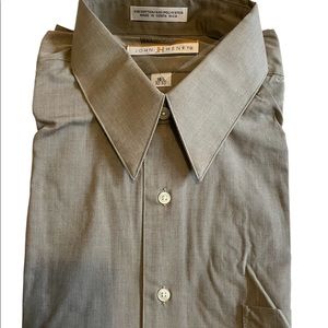 John Henry athletic fit dress shirt 16 1/2 32-33 NWT